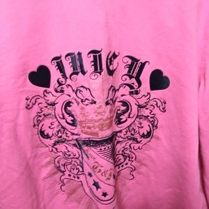 Juicy couture hooded full zip sweatshirt. Size xl